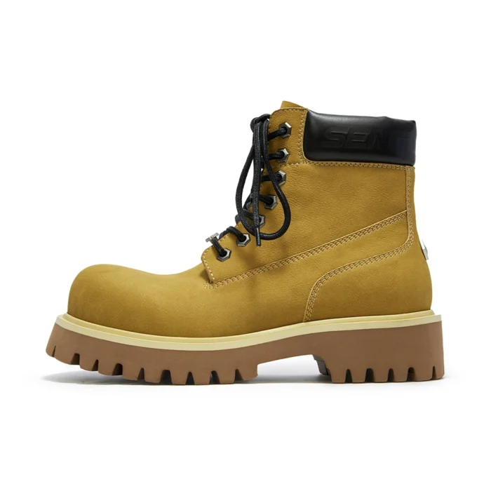 Herren Herbst Sneakers – Bequem, Weiches Leder, Modisch mit Plateau-Sohle, Ideal für Alltag & Arbeit - Image 6