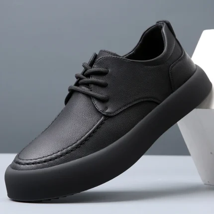 Herren Freizeitschuhe mit Schnürung – Modisch, Handgefertigt aus Echtem Leder, Outdoor Oxfords