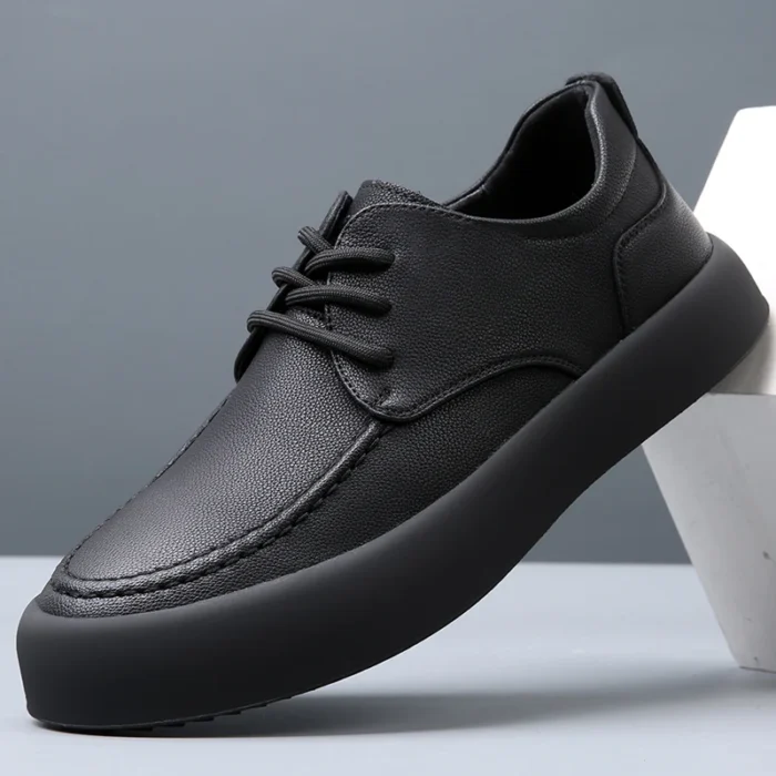 Herren Freizeitschuhe mit Schnürung – Modisch, Handgefertigt aus Echtem Leder, Outdoor Oxfords